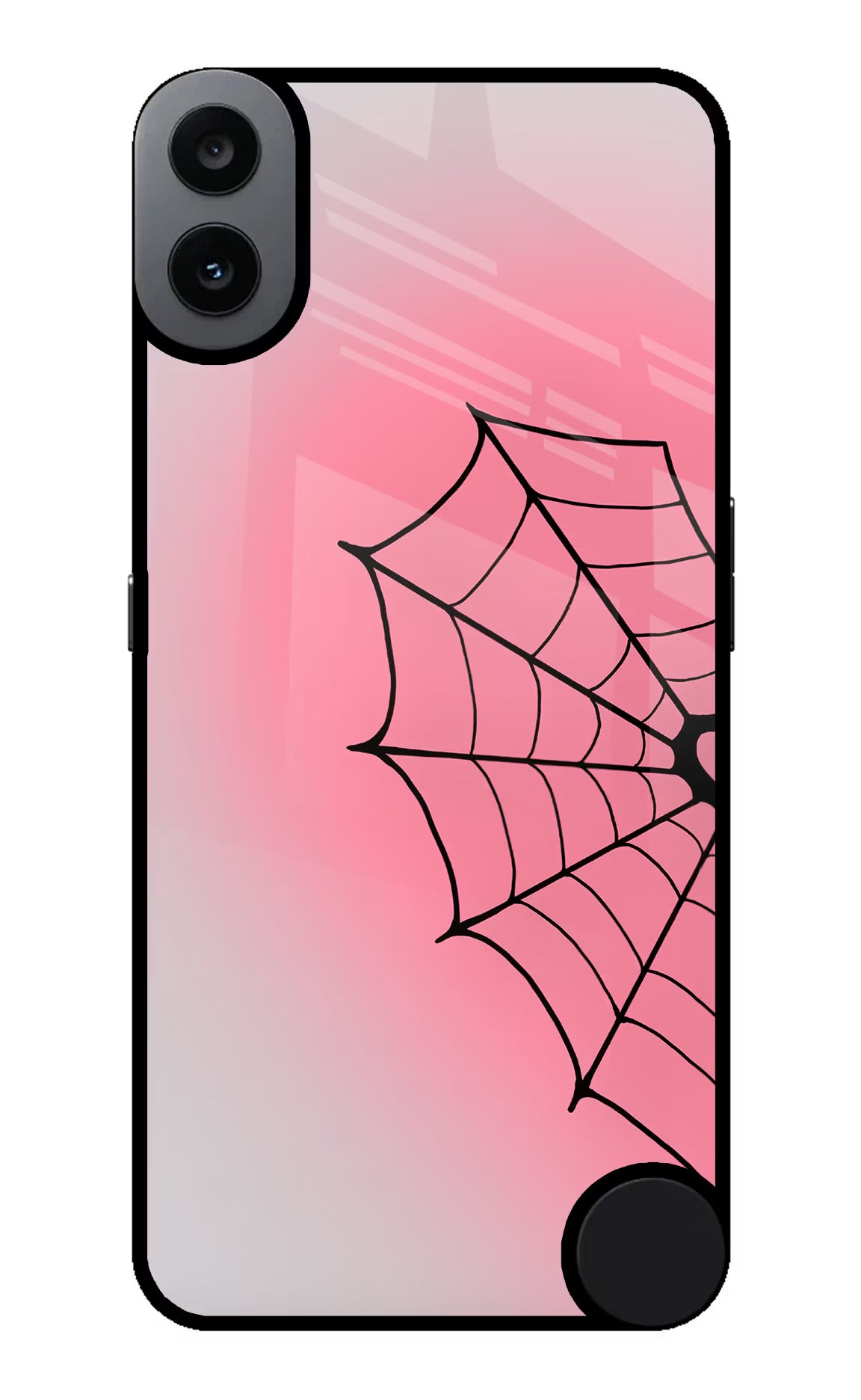 Pink Web CMF by Nothing Phone 1 Glass Case