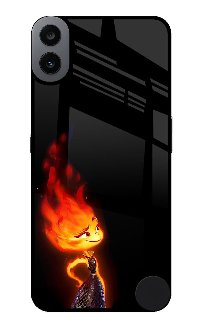Ember Flame CMF by Nothing Phone 1 Glass Case