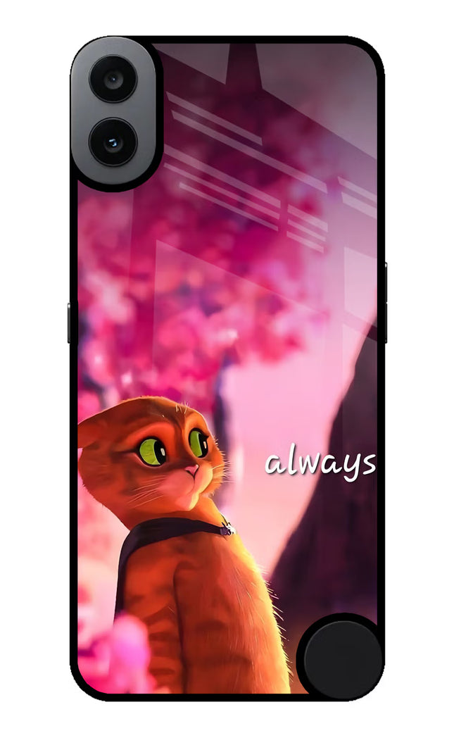 Always Cat CMF by Nothing Phone 1 Glass Case