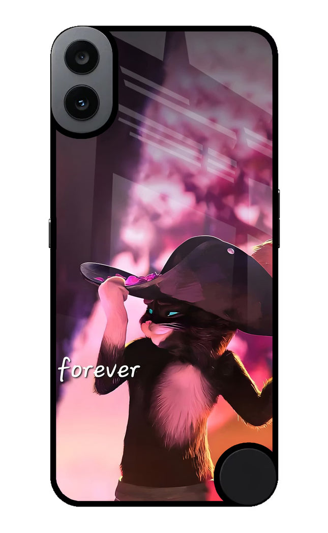 Forever Cat CMF by Nothing Phone 1 Glass Case