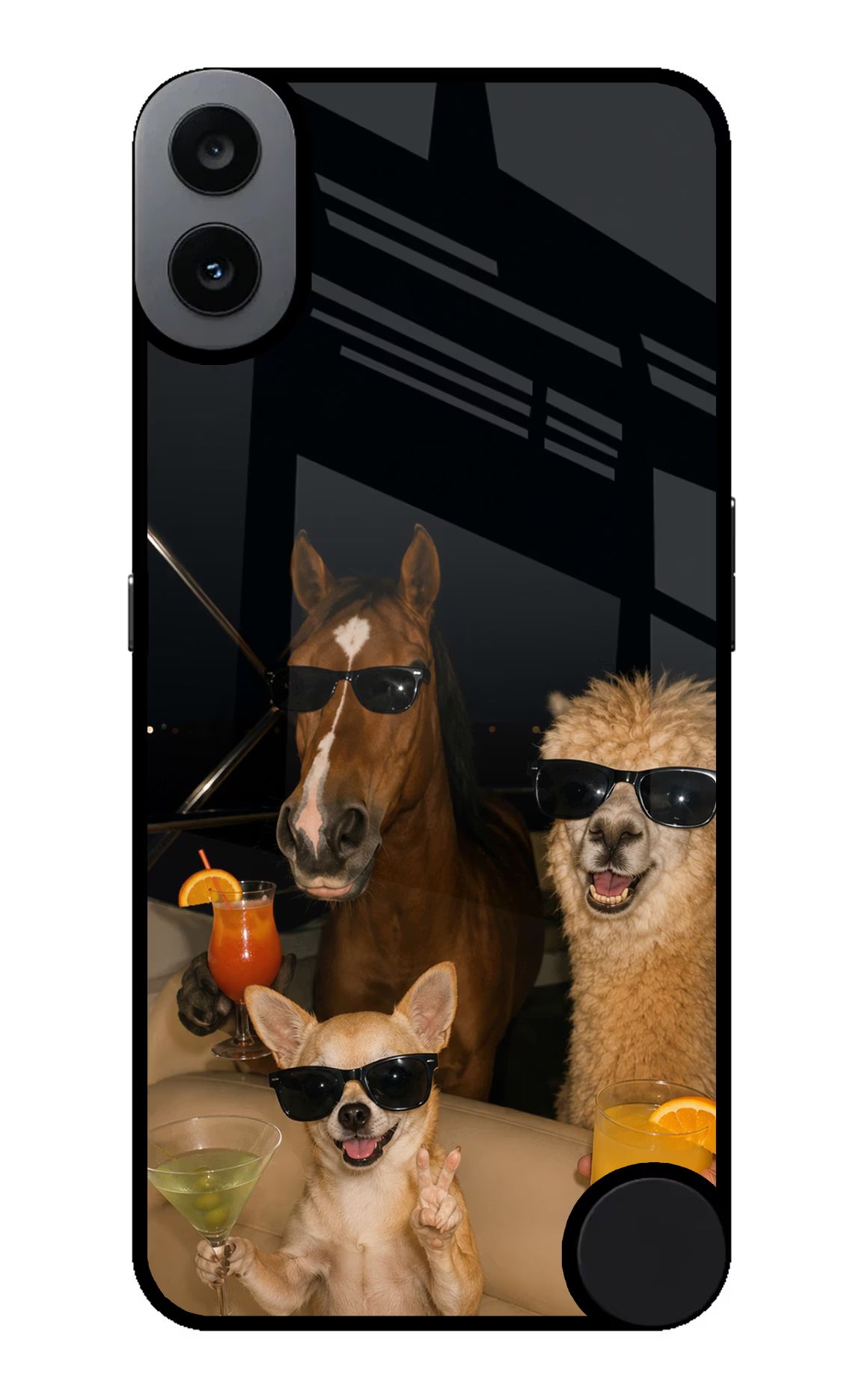Party Squad CMF by Nothing Phone 1 Glass Case