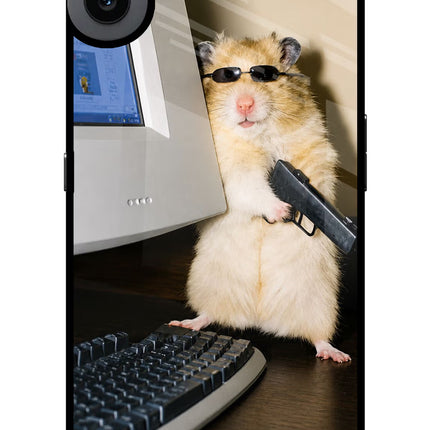 Hacker Hamster CMF by Nothing Phone 1 Glass Case