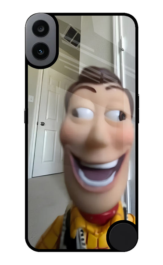 Side Eye Woody CMF by Nothing Phone 1 Glass Case