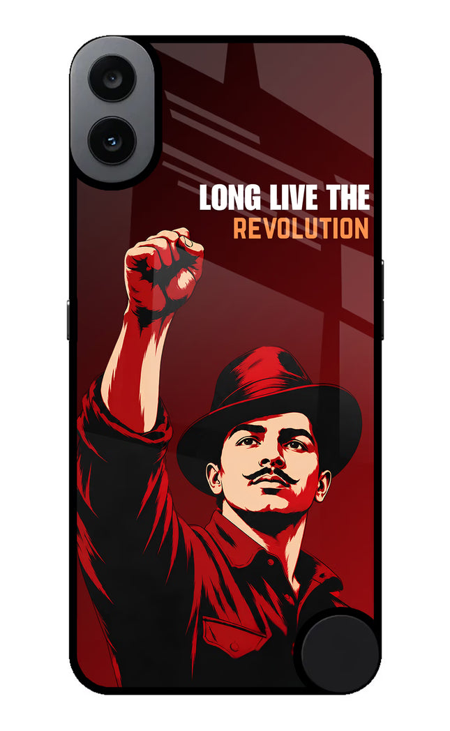 Bhagat Singh Revolution CMF by Nothing Phone 1 Glass Case