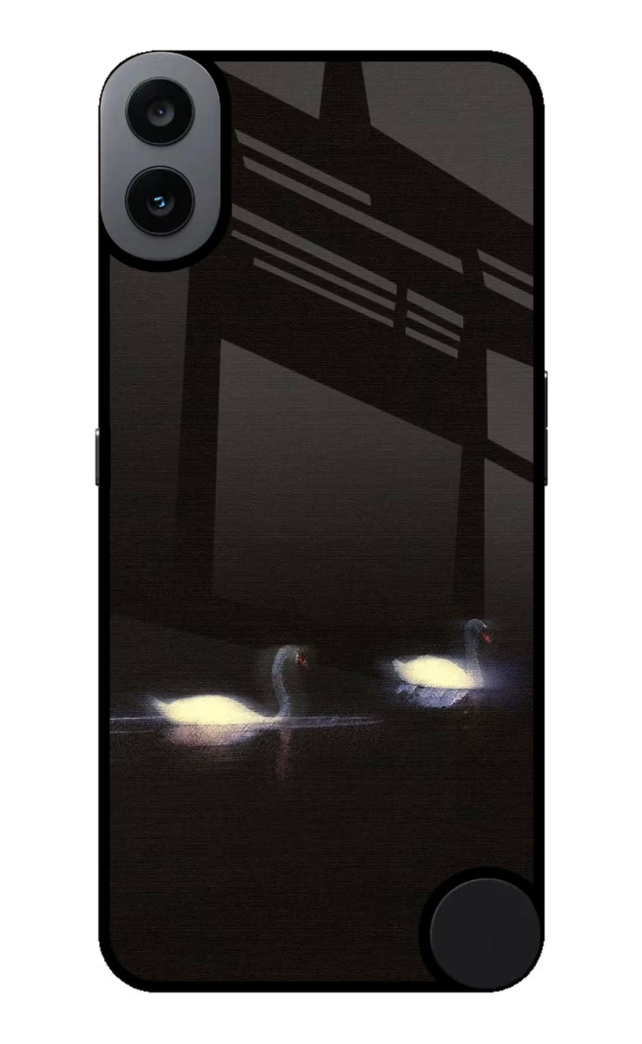 Silent Swans CMF by Nothing Phone 1 Back Cover, Glass case