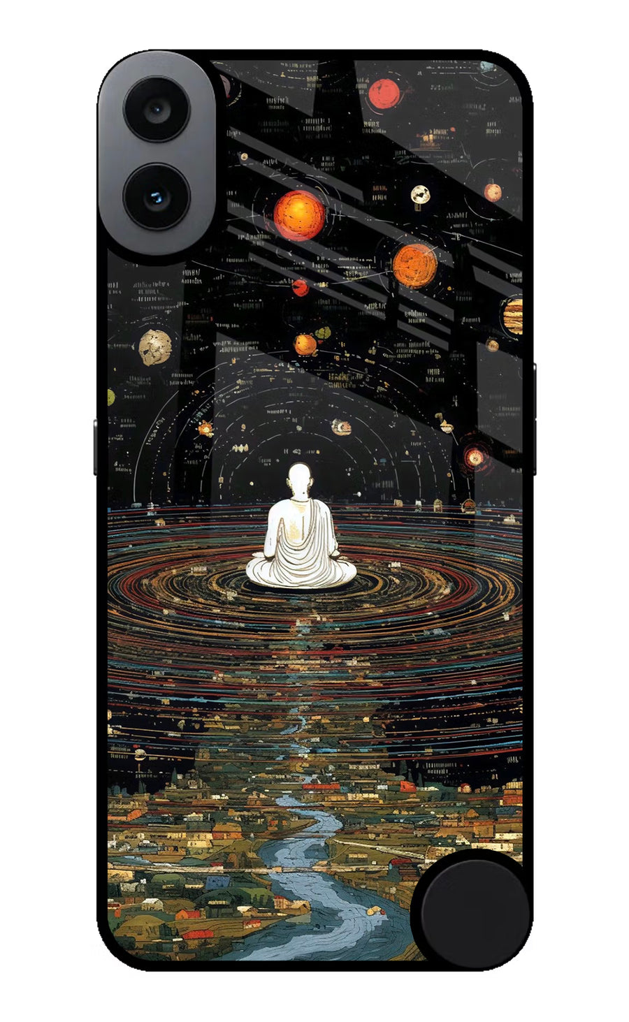 Space Monk CMF by Nothing Phone 1 Back Cover, Glass case