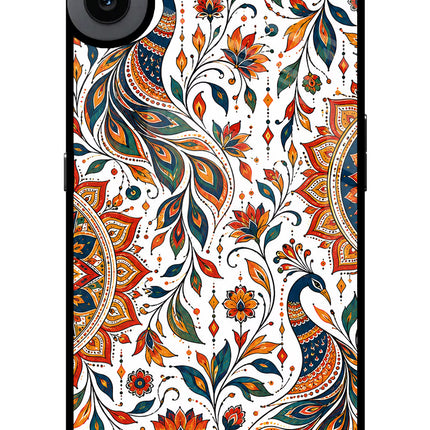 White Mayura CMF by Nothing Phone 1 Glass Case