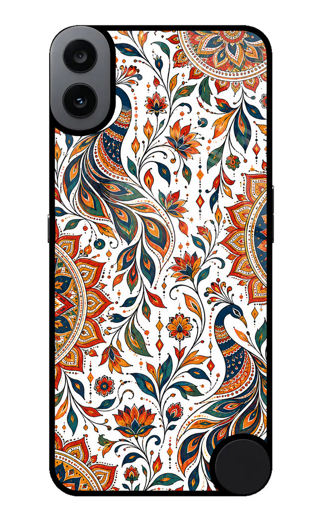 White Mayura CMF by Nothing Phone 1 Glass Case
