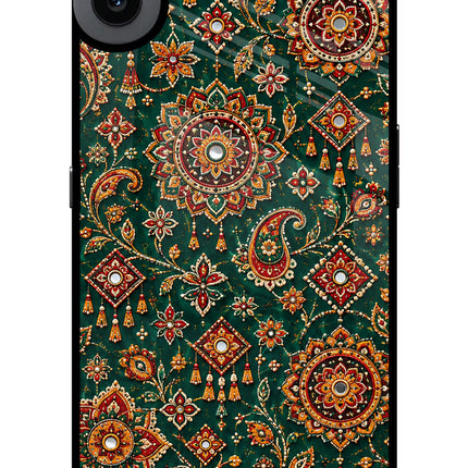 Green Pataka CMF by Nothing Phone 1 Glass Case