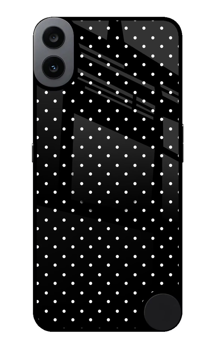 White Dots CMF by Nothing Phone 1 Pop Case, Metal case