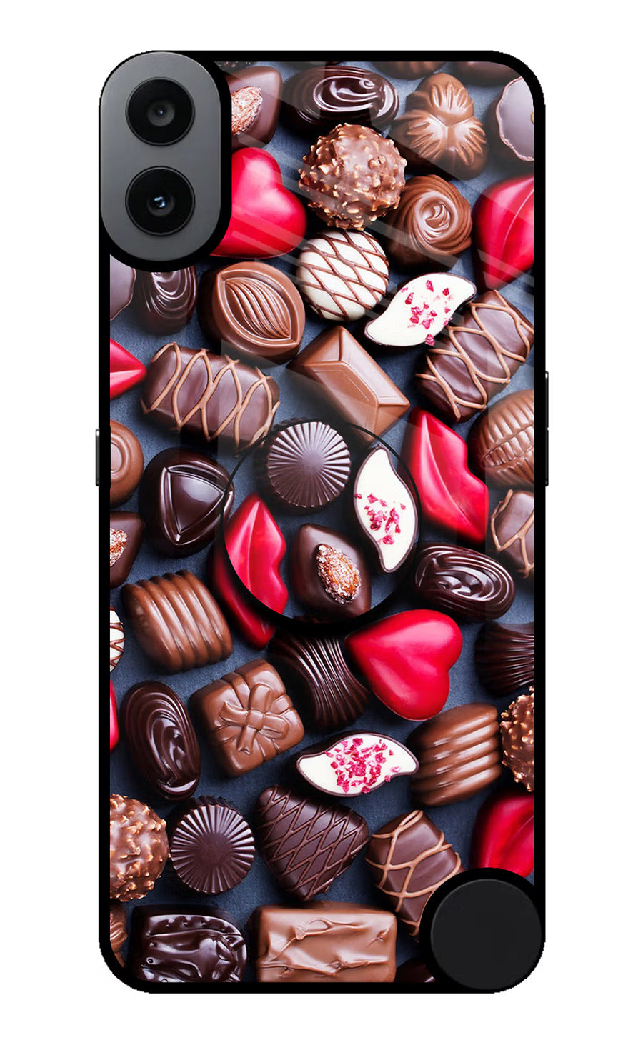 Chocolates CMF by Nothing Phone 1 Pop Case, Metal case