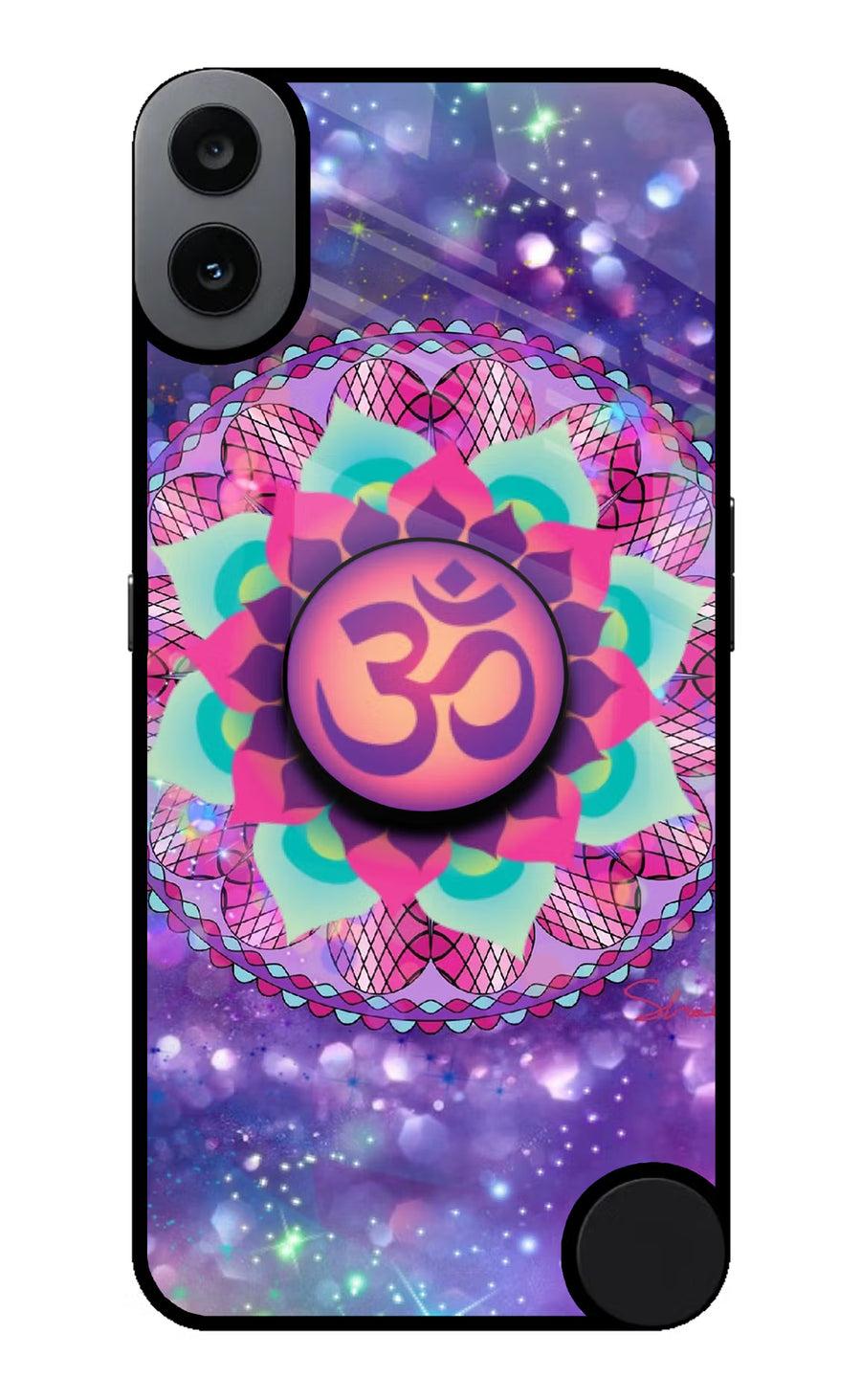 Om Purple CMF by Nothing Phone 1 Pop Case, Metal case