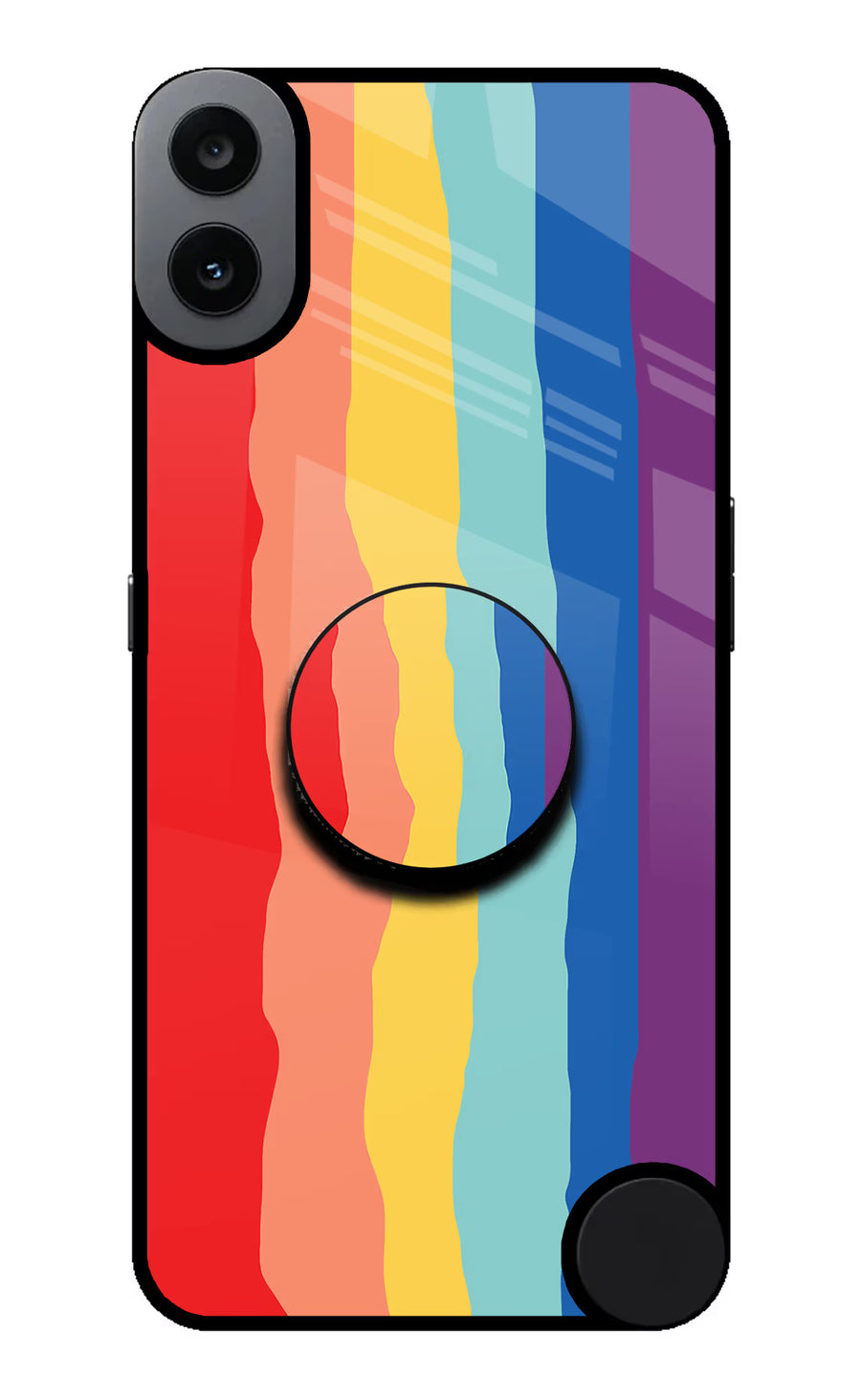 Rainbow CMF by Nothing Phone 1 Pop Case, Metal case