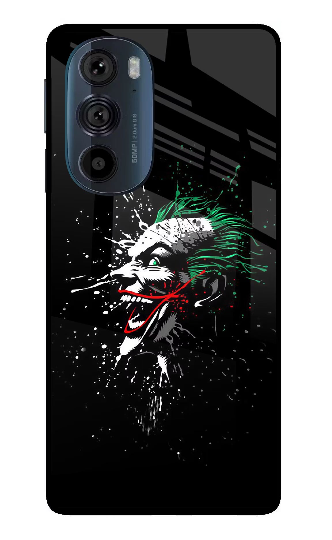 Joker Moto Edge 30 Pro Glass Case Back Cover by Casekaro