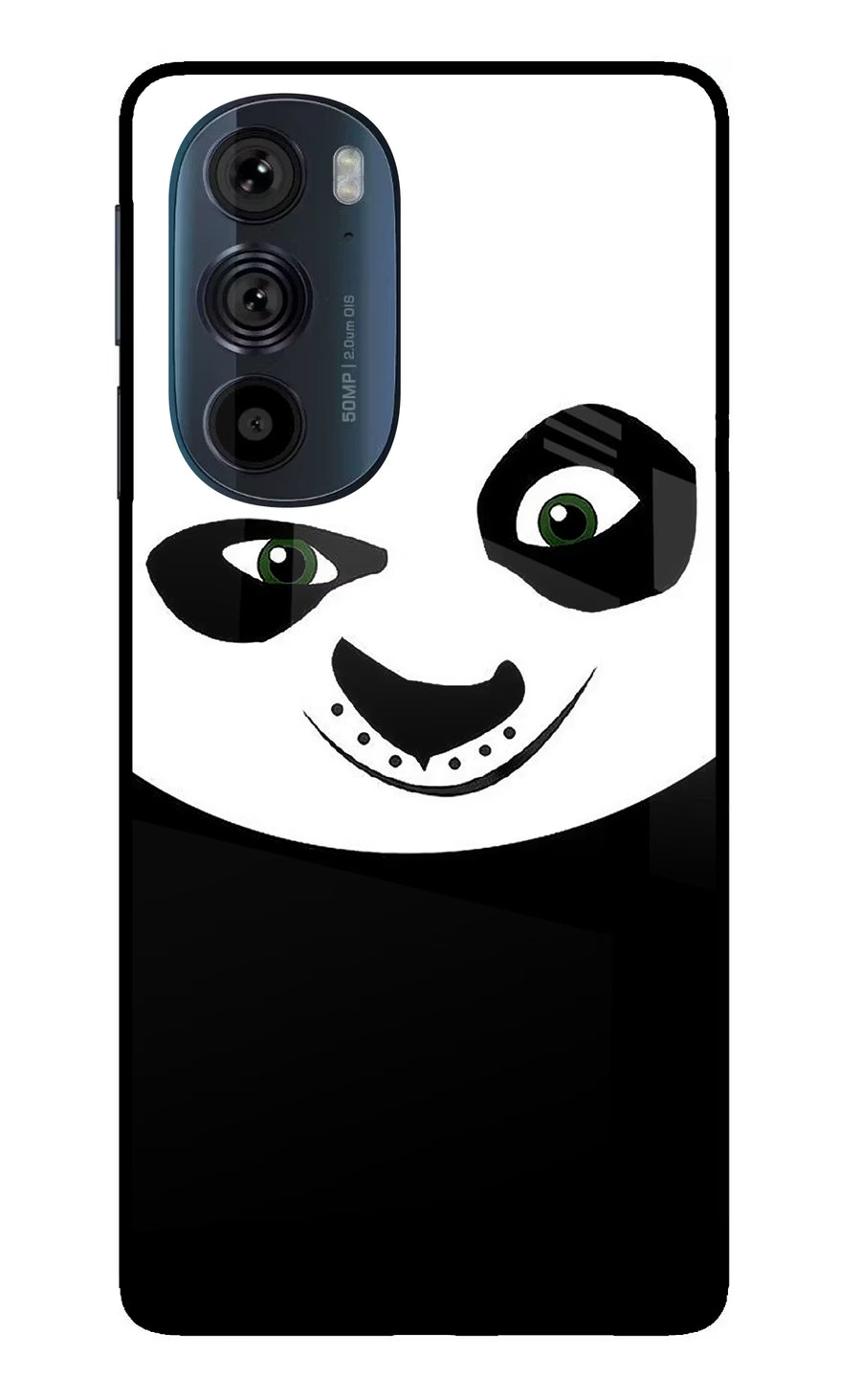Panda Moto Edge 30 Pro Back Cover, Glass case