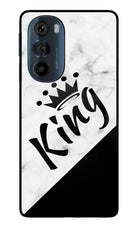 King Moto Edge 30 Pro Glass Case Back Cover by Casekaro