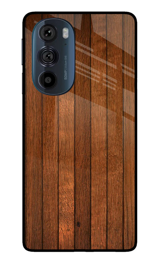 Wooden Artwork Bands Moto Edge 30 Pro Glass Case