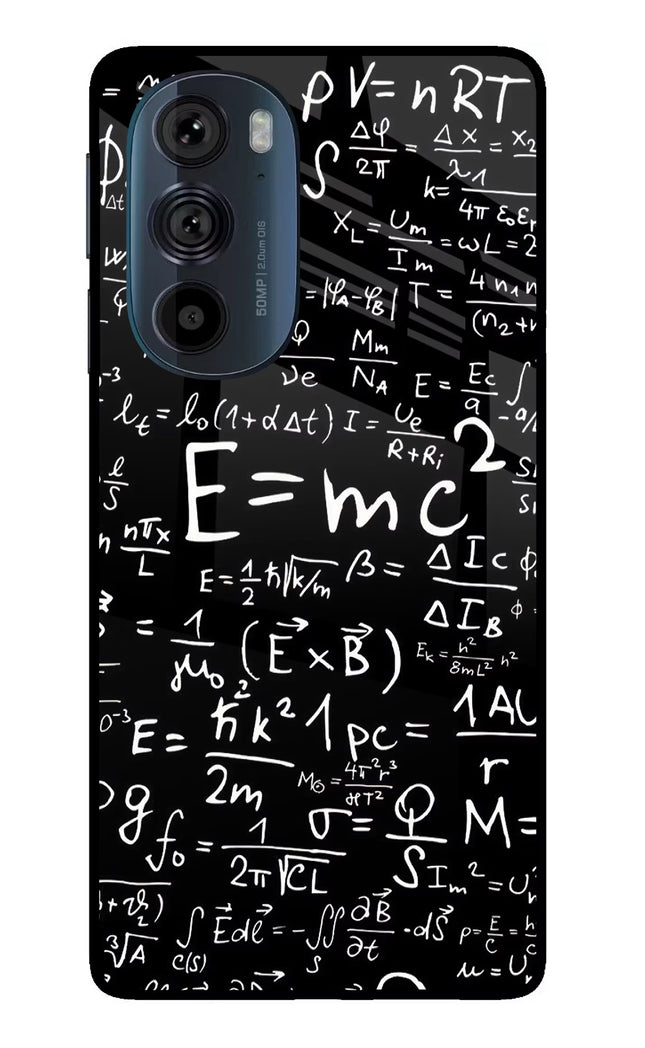 Physics Formula Moto Edge 30 Pro Glass Case Back Cover by Casekaro
