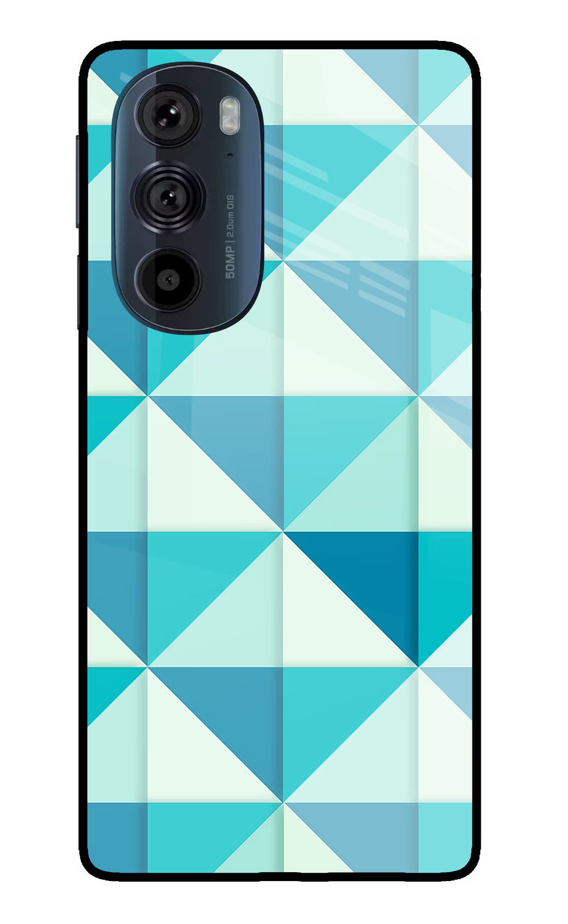 Abstract Moto Edge 30 Pro Glass Case Back Cover by Casekaro