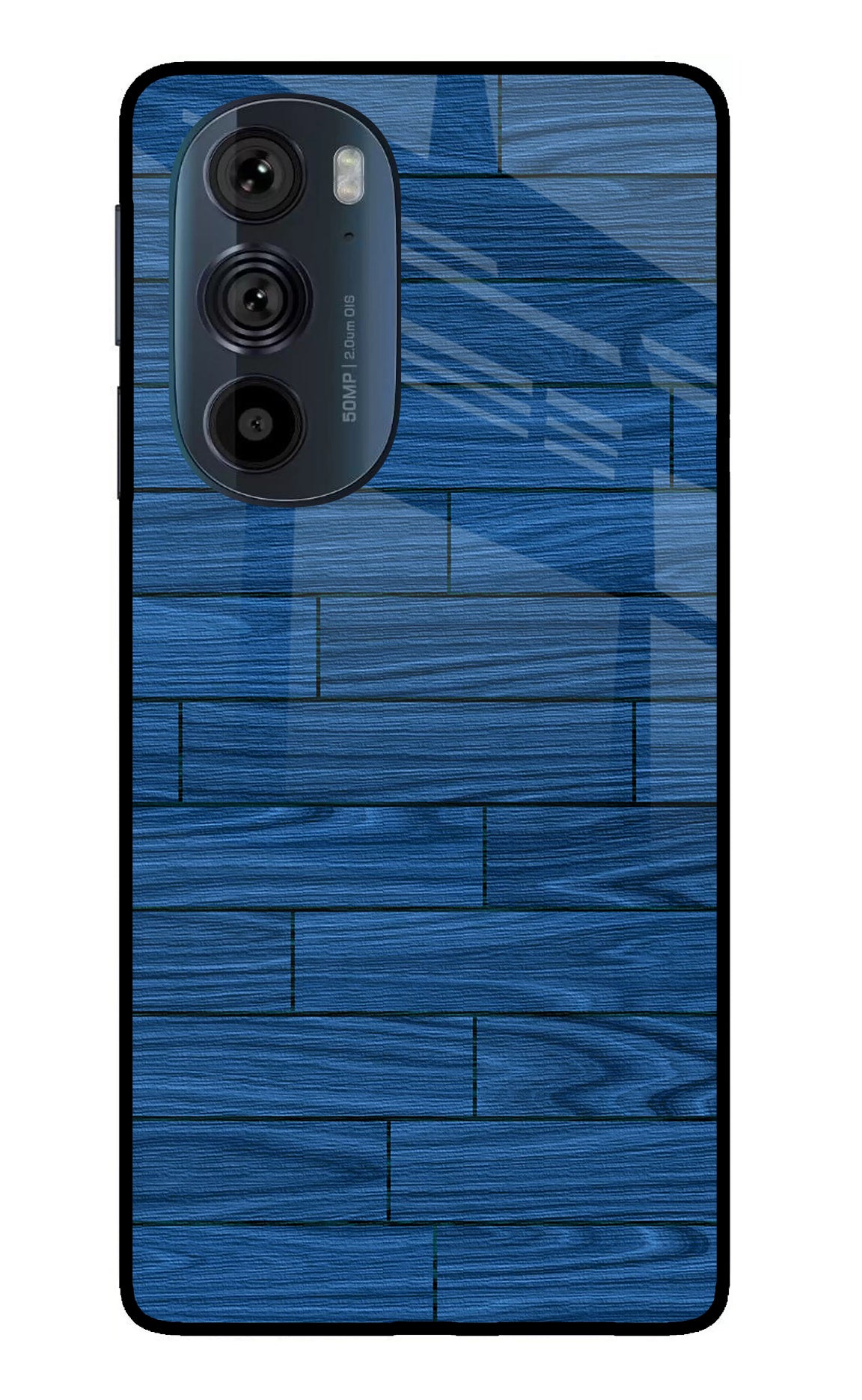 Wooden Texture Moto Edge 30 Pro Glass Case