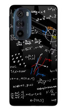 Mathematics Formula Moto Edge 30 Pro Glass Case Back Cover by Casekaro