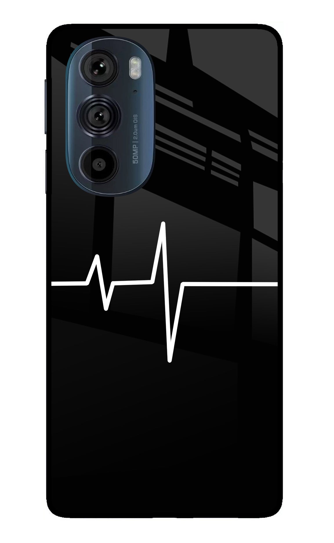 Heart Beats Moto Edge 30 Pro Glass Case