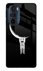 Moon Space Moto Edge 30 Pro Glass Case Back Cover by Casekaro