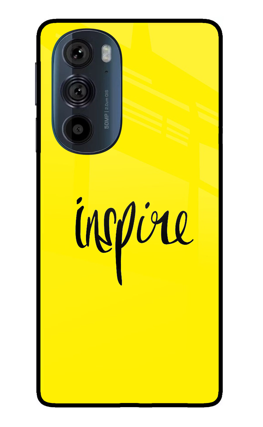 Inspire Moto Edge 30 Pro Back Cover, Glass case
