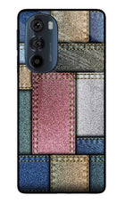 Multicolor Jeans Moto Edge 30 Pro Glass Case Back Cover by Casekaro