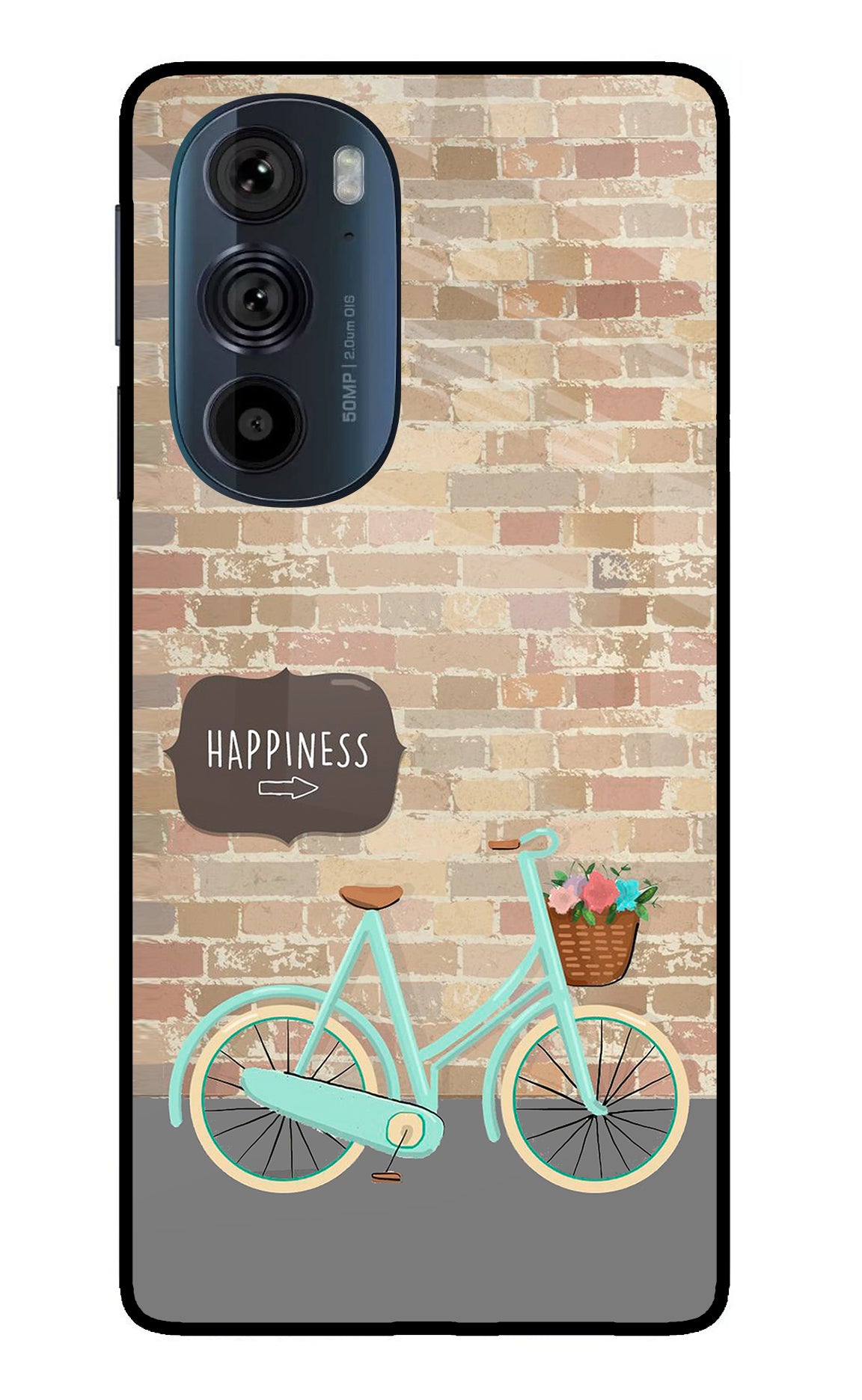 Happiness Artwork Moto Edge 30 Pro Glass Case