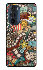 Cinema Abstract Moto Edge 30 Pro Glass Case Back Cover by Casekaro