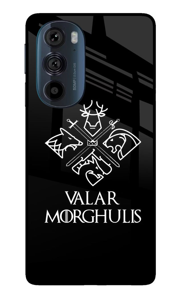 Valar Morghulis | Game Of Thrones Moto Edge 30 Pro Glass Case Back Cover by Casekaro