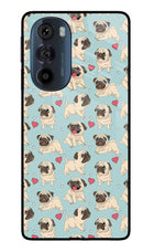 Pug Dog Moto Edge 30 Pro Glass Case Back Cover by Casekaro