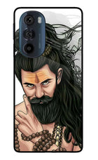 Mahadev Moto Edge 30 Pro Glass Case Back Cover by Casekaro