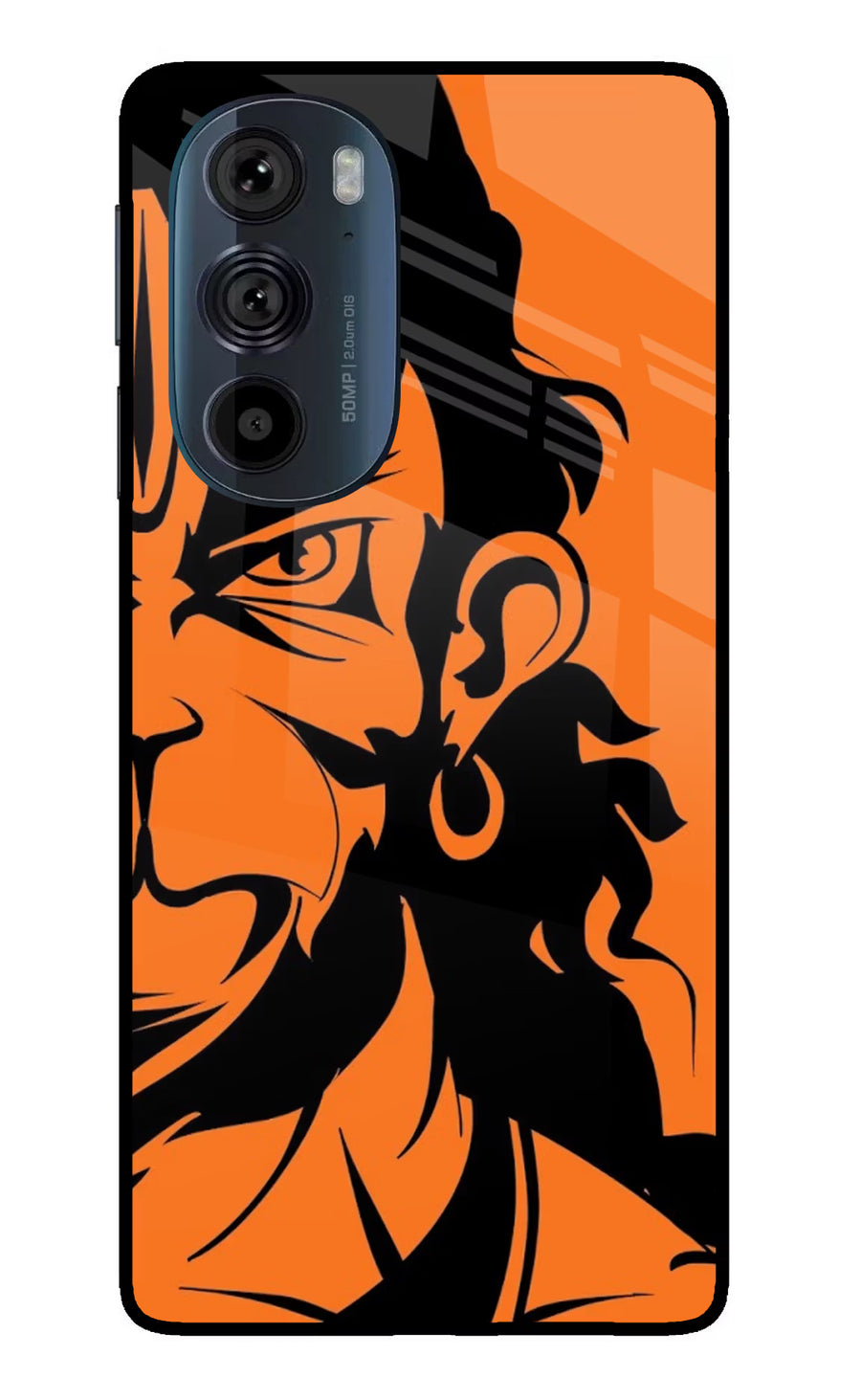 Hanuman Moto Edge 30 Pro Back Cover, Glass case