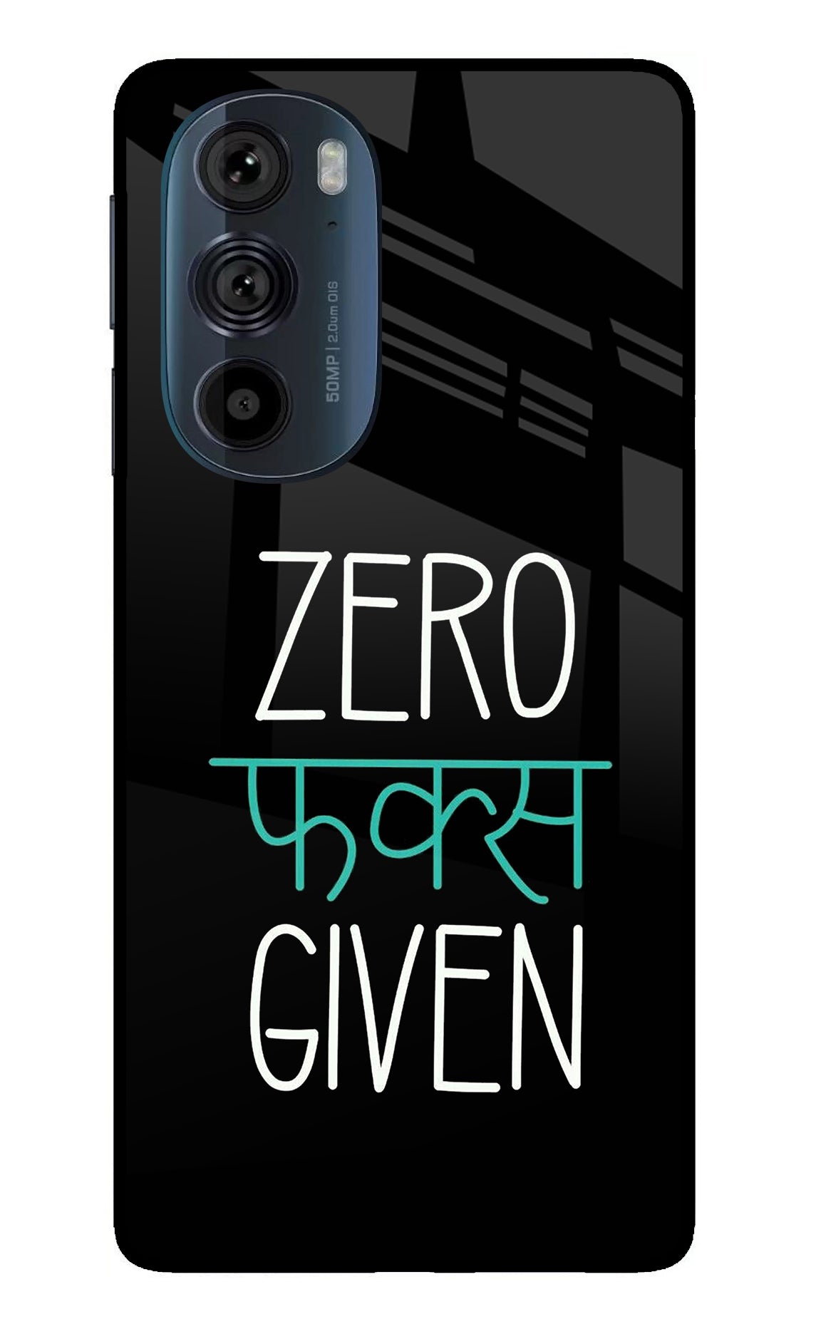 Zero Fucks Given Moto Edge 30 Pro Back Cover