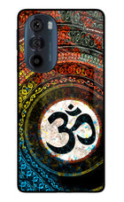 Om Cultural Moto Edge 30 Pro Glass Case Back Cover by Casekaro