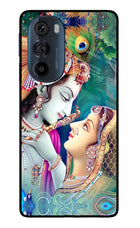 Lord Radha Krishna Moto Edge 30 Pro Glass Case Back Cover by Casekaro
