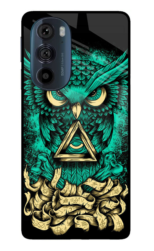 Green Owl Moto Edge 30 Pro Glass Case