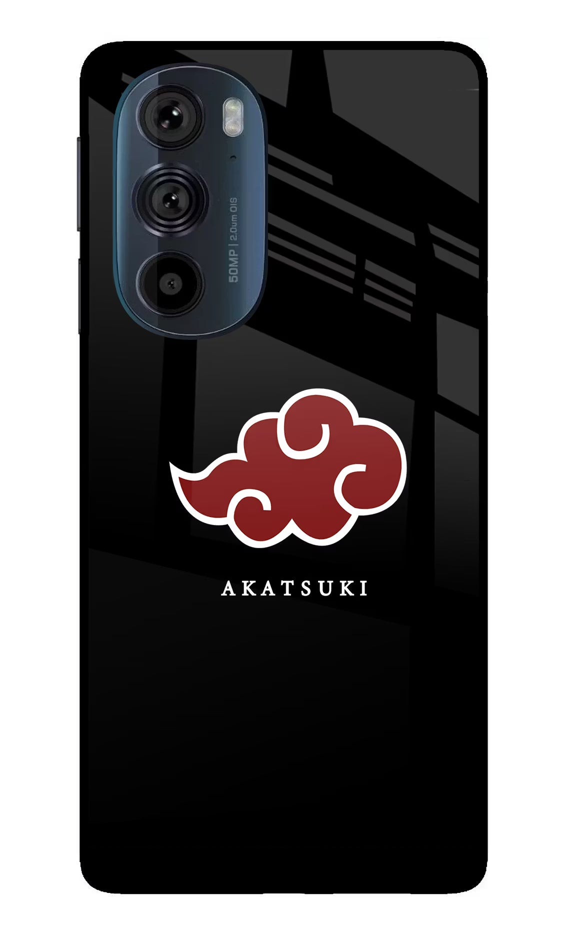 Akatsuki Moto Edge 30 Pro Glass Case Back Cover by Casekaro