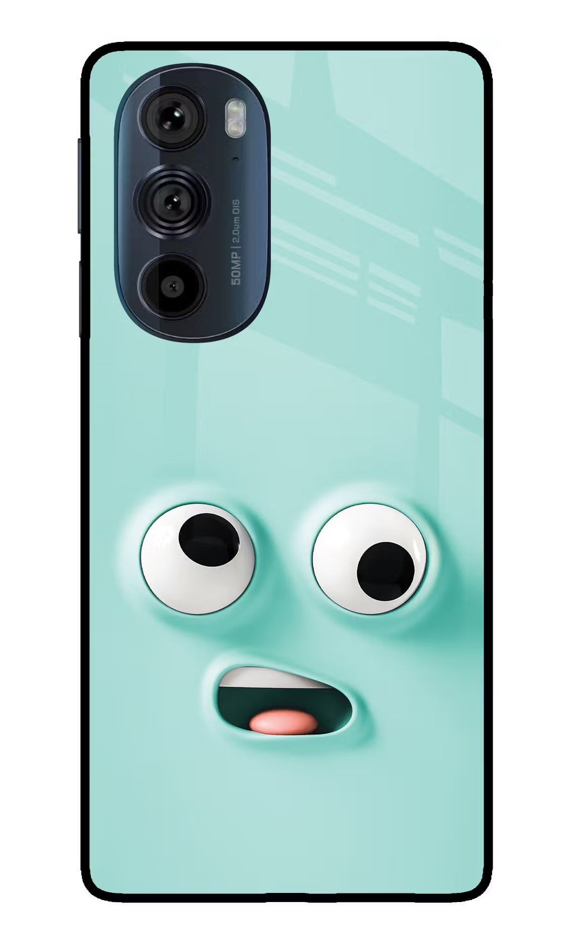 Funny Cartoon Moto Edge 30 Pro Glass Case Back Cover by Casekaro