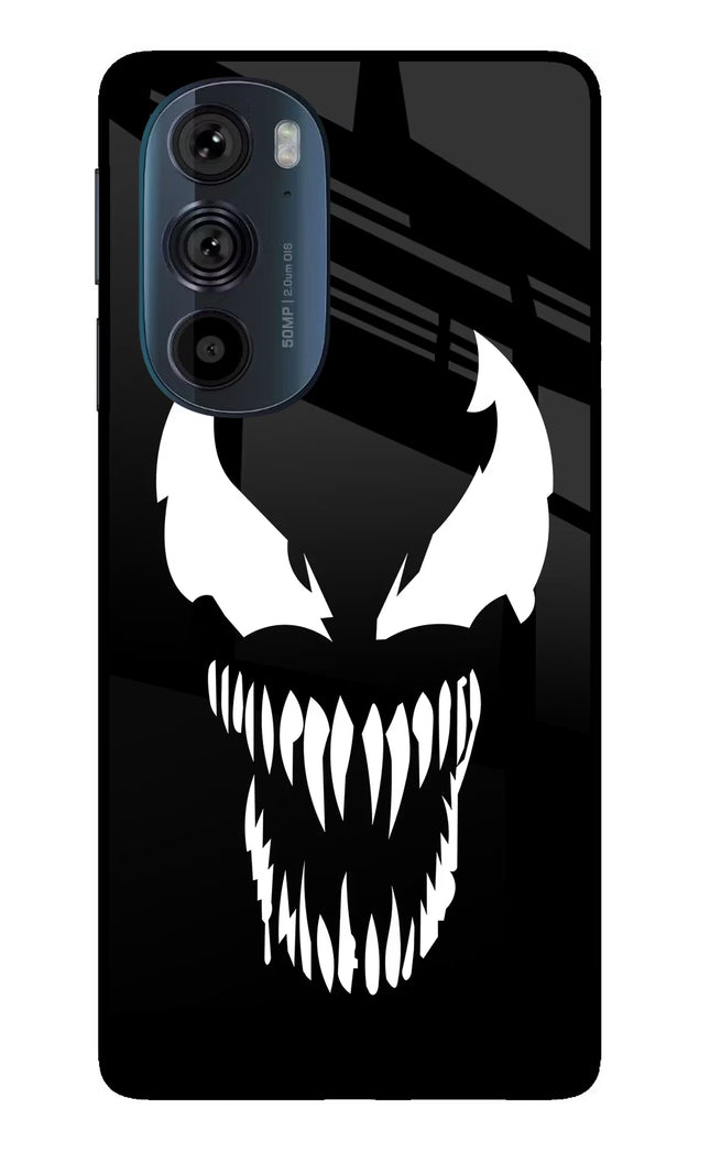 Venom Moto Edge 30 Pro Glass Case Back Cover by Casekaro