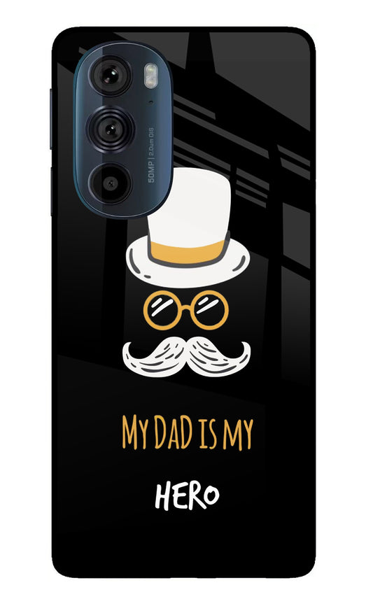 My Dad Is My Hero Moto Edge 30 Pro Glass Case