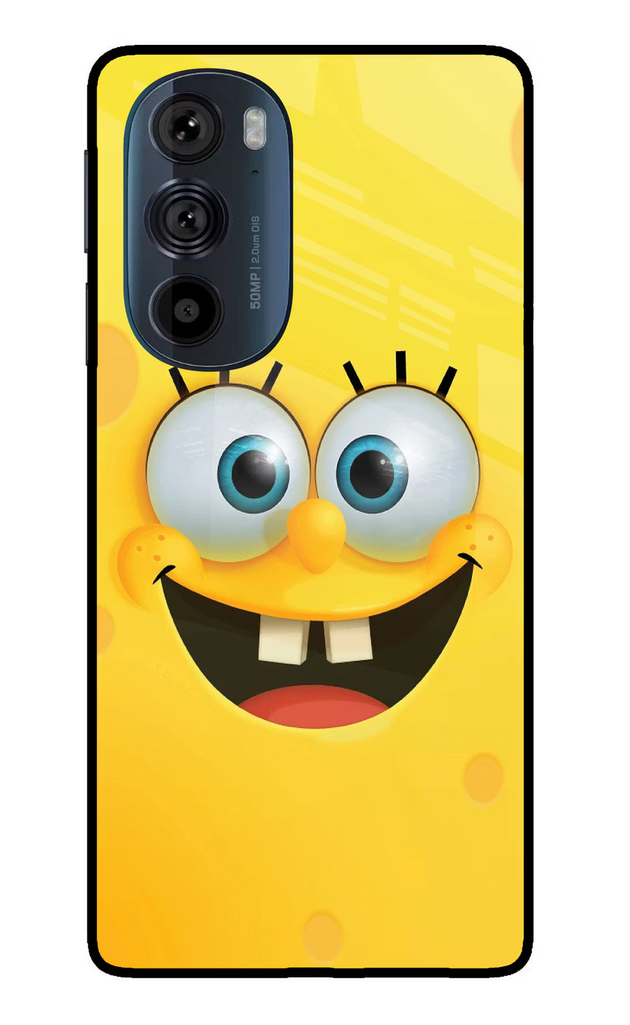 Sponge 1 Moto Edge 30 Pro Back Cover, Glass case