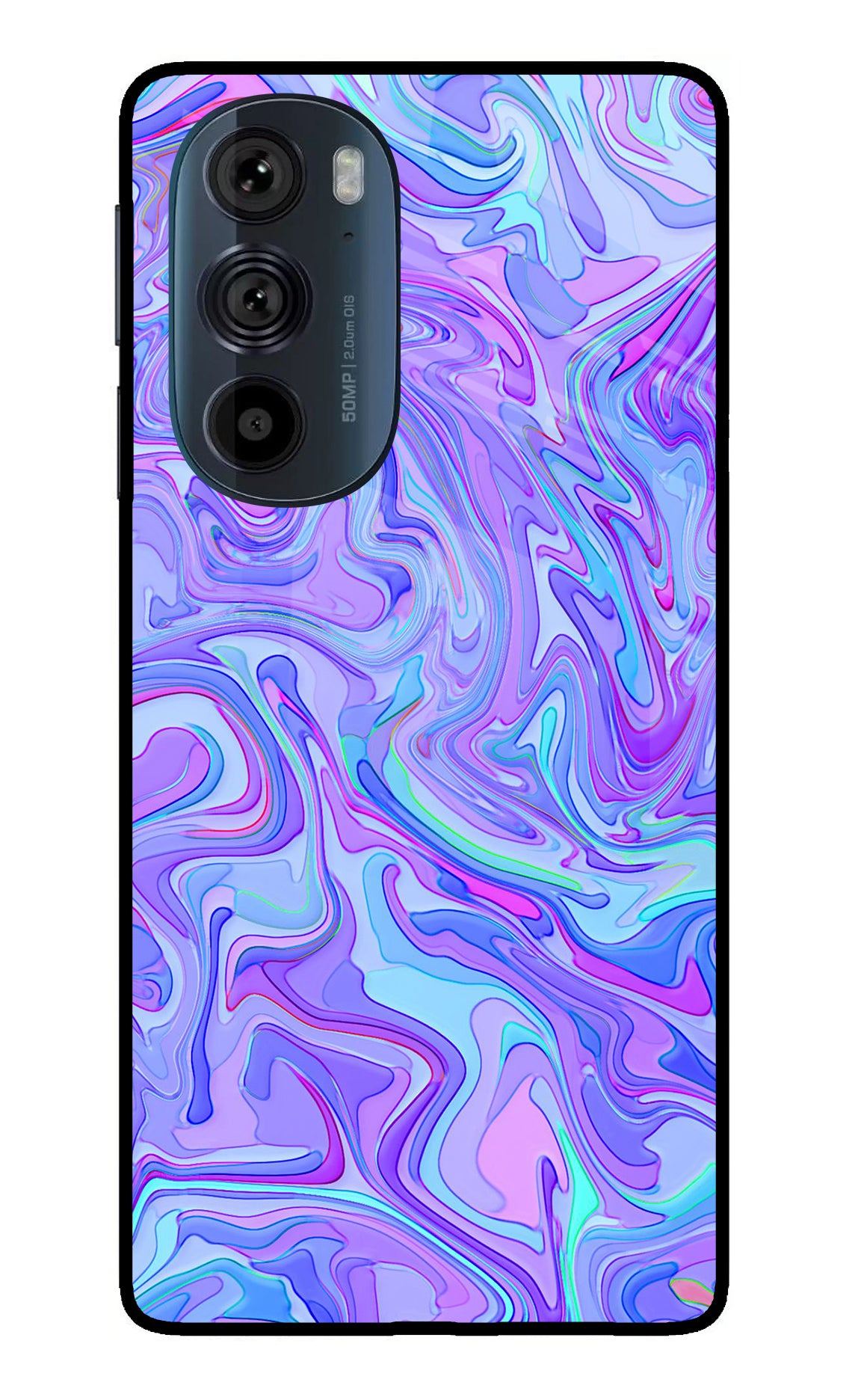 Glitter Moto Edge 30 Pro Glass Case