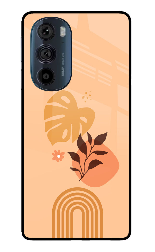 Bohemian Art Moto Edge 30 Pro Glass Case Back Cover by Casekaro