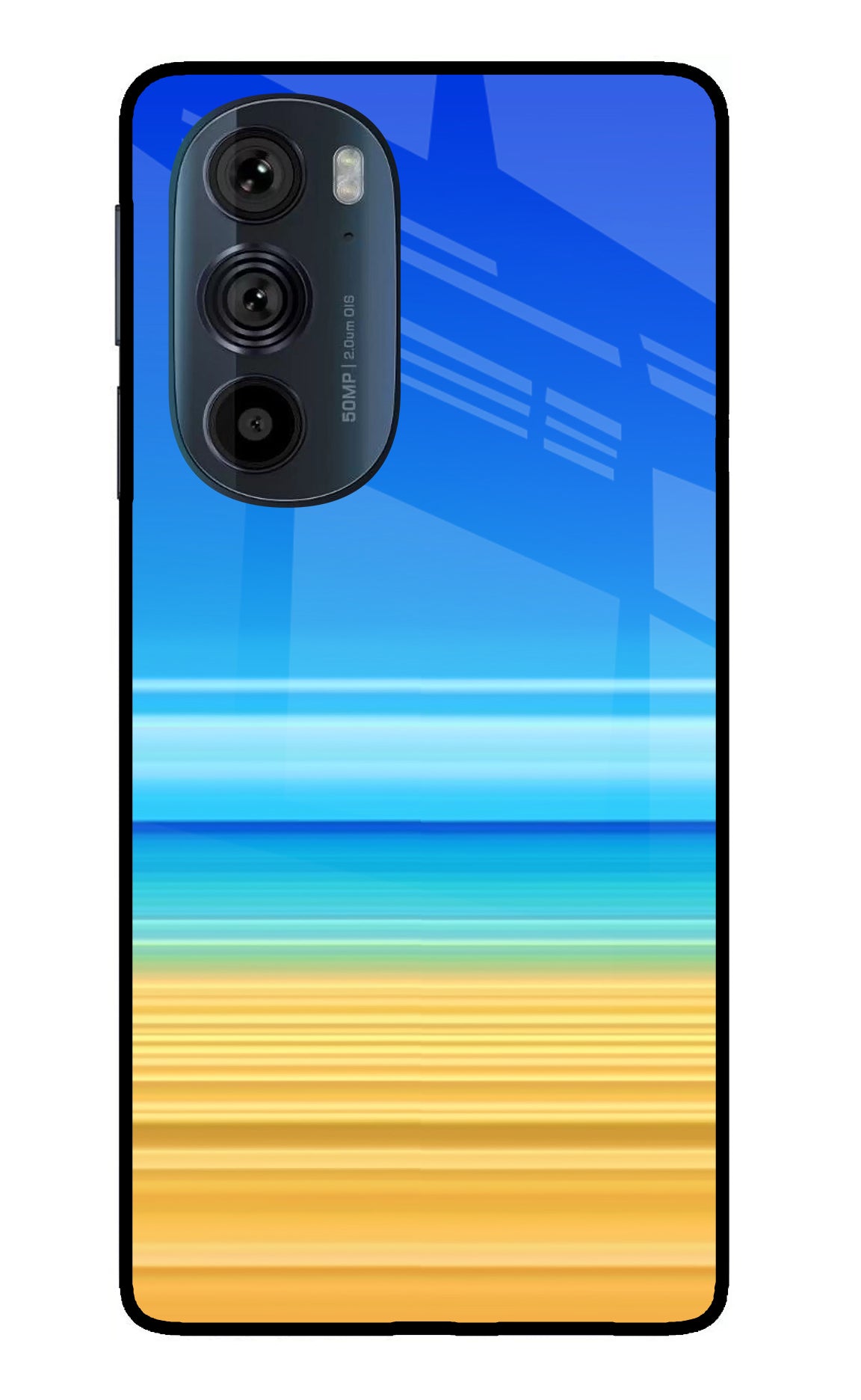 Beach Art Moto Edge 30 Pro Back Cover