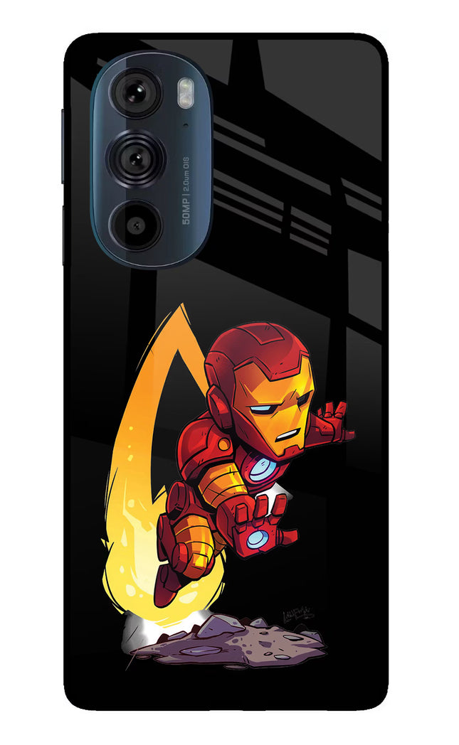 IronMan Moto Edge 30 Pro Glass Case Back Cover by Casekaro