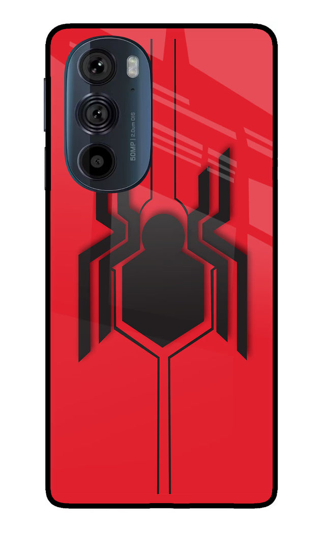 Spider Moto Edge 30 Pro Glass Case Back Cover by Casekaro