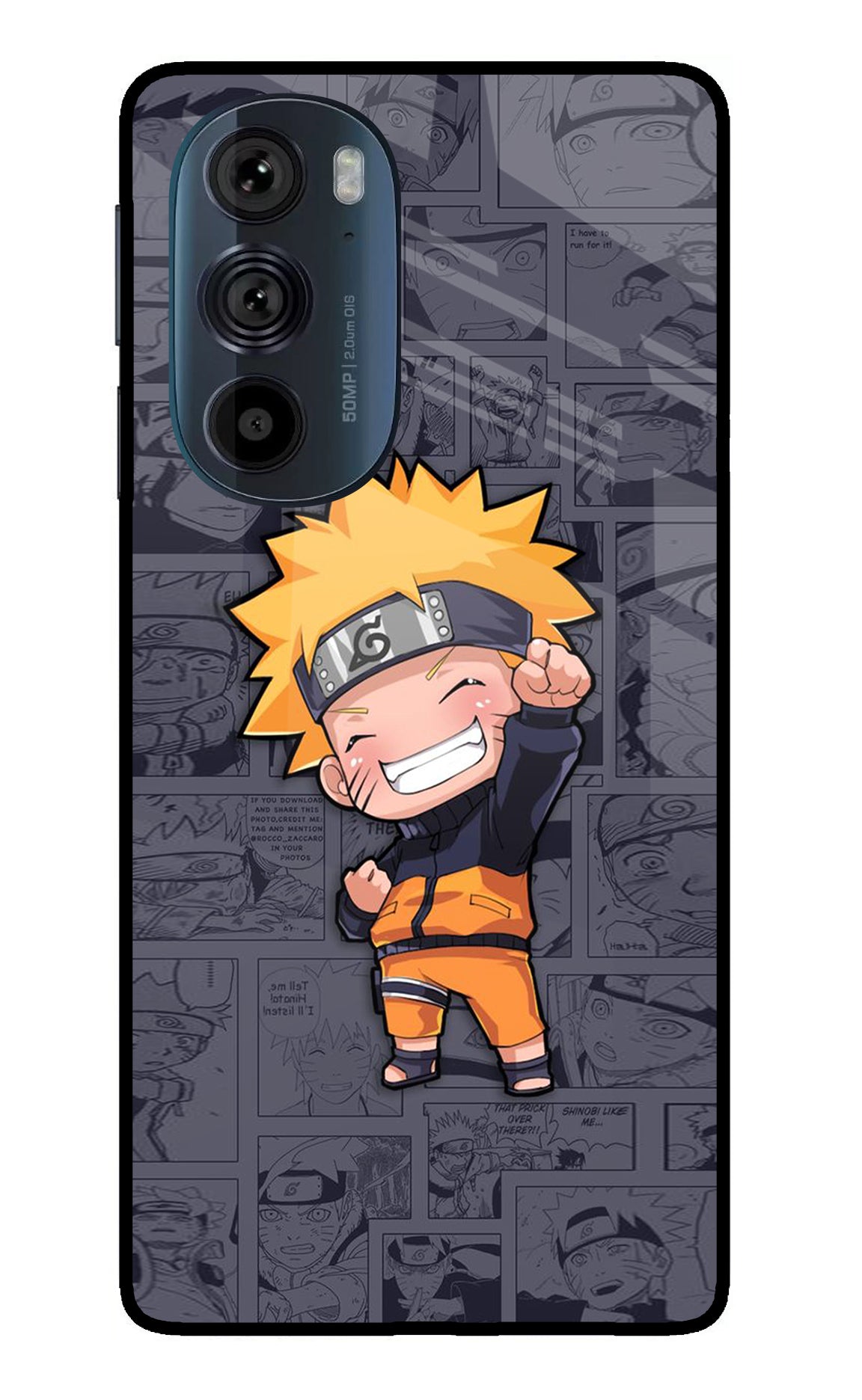 Chota Naruto Moto Edge 30 Pro Glass Case